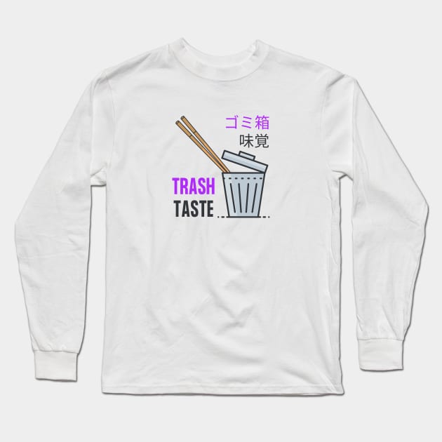 Trash Taste Fanart Long Sleeve T-Shirt by amithachapa